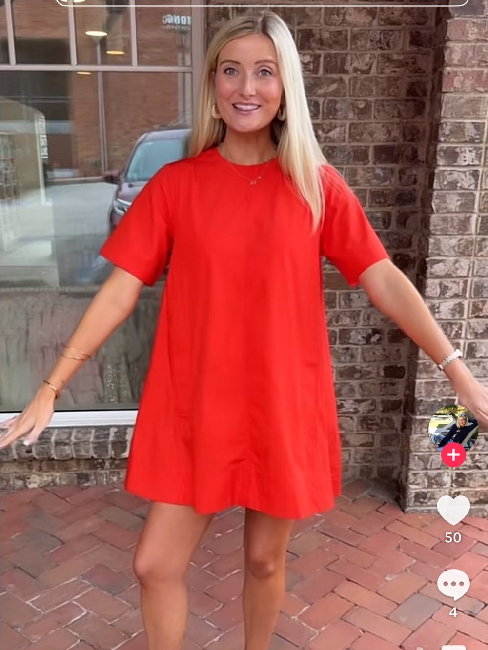 Maeve Anthropologie swing mini dress short sleeve boxy cotton poplin keyhole